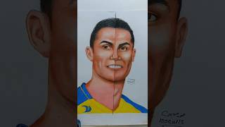 رسمت كرستيانو الجزء الثاني | Drawing Cristiano Ronaldo 2 #art #drawing #رسم