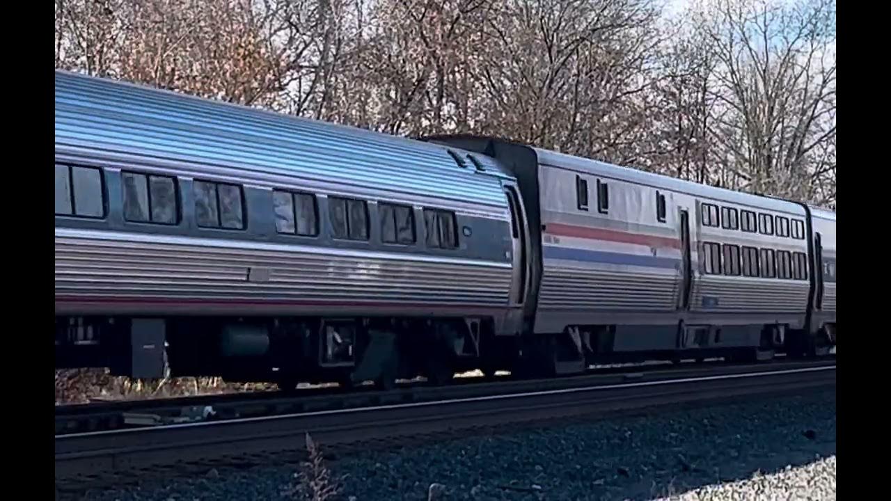 Eastbound Lakeshore Limited 48/448 passing Centerport. About an hour