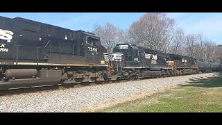 NS P81 SB with NS 7556 ES40DC NS 6156 SD40-2 and NS 7601 ES40DC