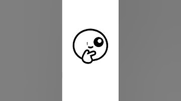 How to Draw a Thinking Emoji Face 🤔