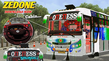 New Zedone Tourist Bus Mod Released For Bussid ll Detailed Review ll Bussid mods ll Bus Mod ll