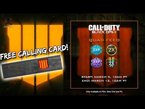 black ops 4 free calling card in black ops 3 quadfeed event in