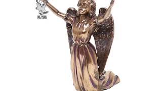 bronze angel statue