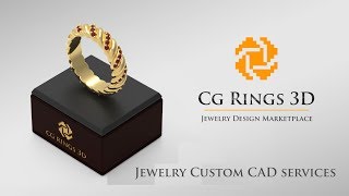 3D Eternity Band Ring - Free 3D Model video