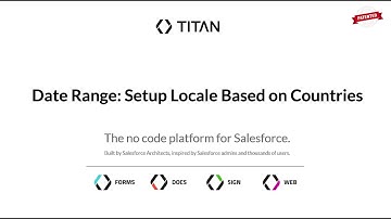 Date Range: Setup Locale Based on Countries