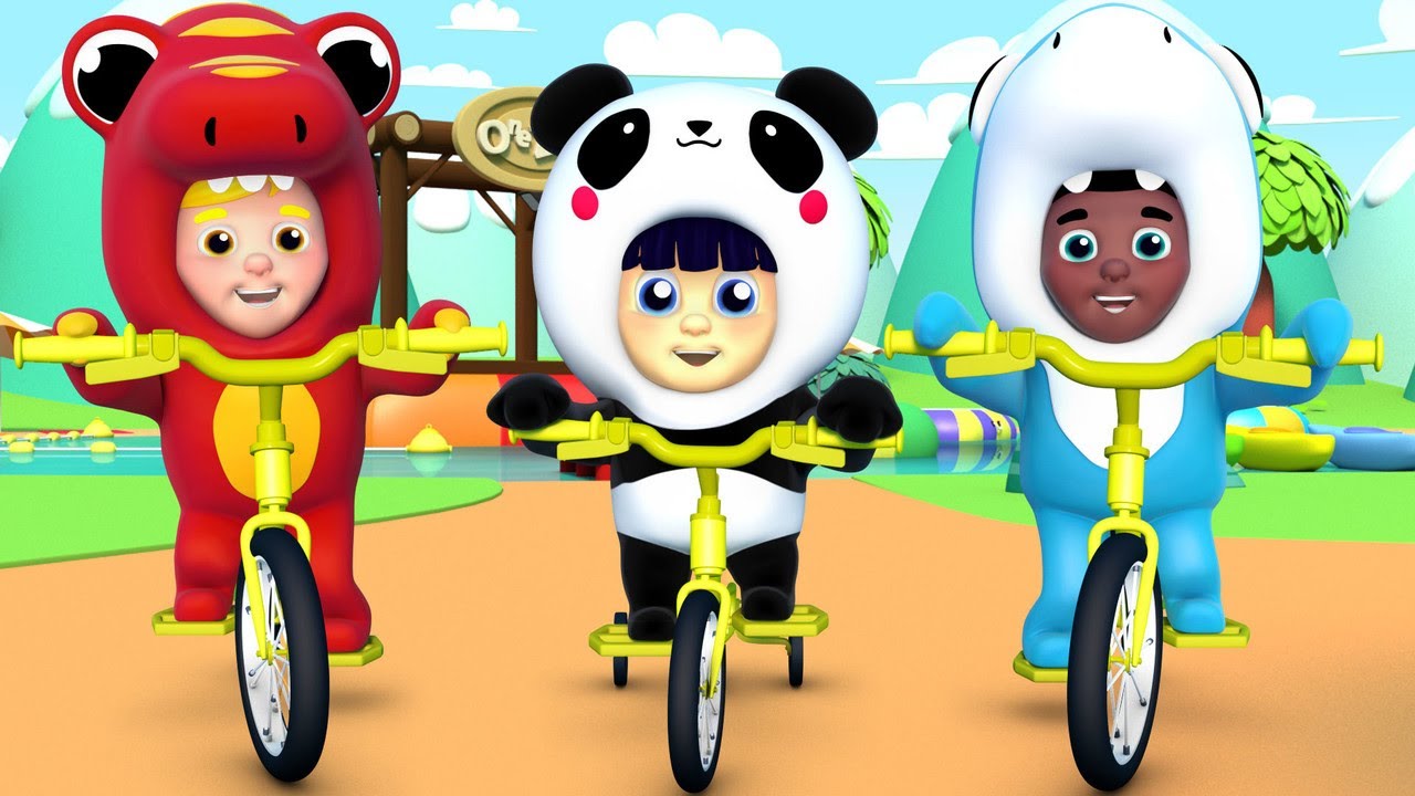 Children Music Karaoke 🎤 Learning Riding a BIKE Song 🎷One Zeez Nursery