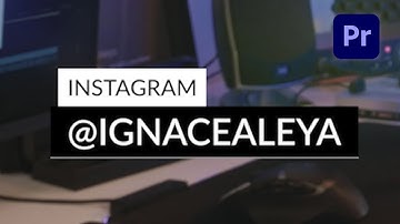 Elegant & Professional Lower Thirds in Premiere Pro