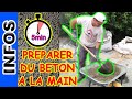 [📢INFOS📢] COMMENT FAIRE DU BETON A LA MAIN EN MOINS DE 5 MINUTES ?👍