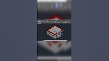 1 BHK house 2D Drawing AutoCAD 2D Elevation or Sub 3D Drawing #Autocad #Architecture #Shorts