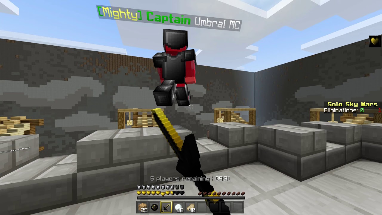 Umbrals view is different, this is mine proving I was not hacking at this moment.