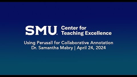 Using Perusall for Collaborative Annotation