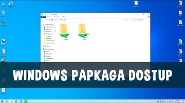 WINDOWS 10 PAPKAGA DOSTUP BERISH
