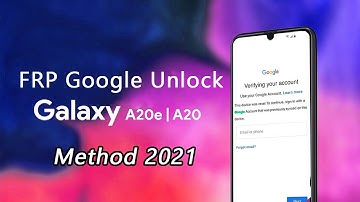 Samsung A20e (A202F) The Latest 2021 Remove FRP Lock Google bypass ANDROID Easy Tutorial