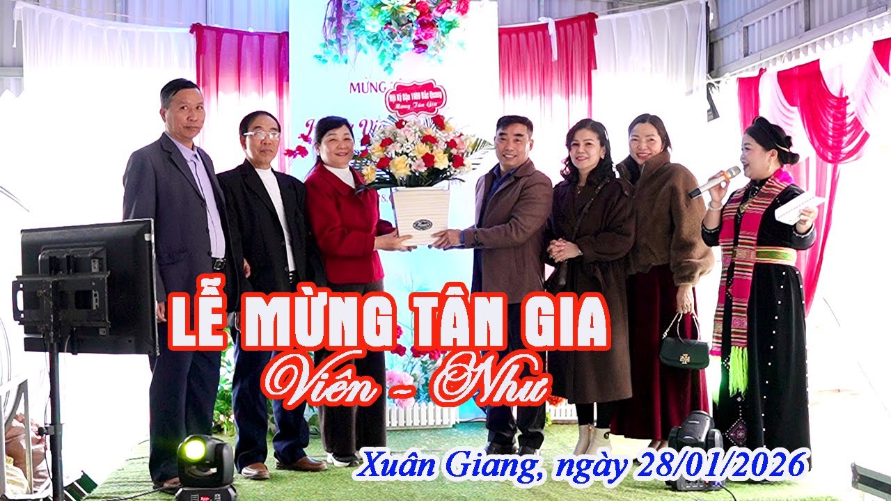 Lễ Mừng Tân gia Hoàng Viên & Hoàng Như - xã Xuân Giang, Tuyên Quang | Mường Chang TV