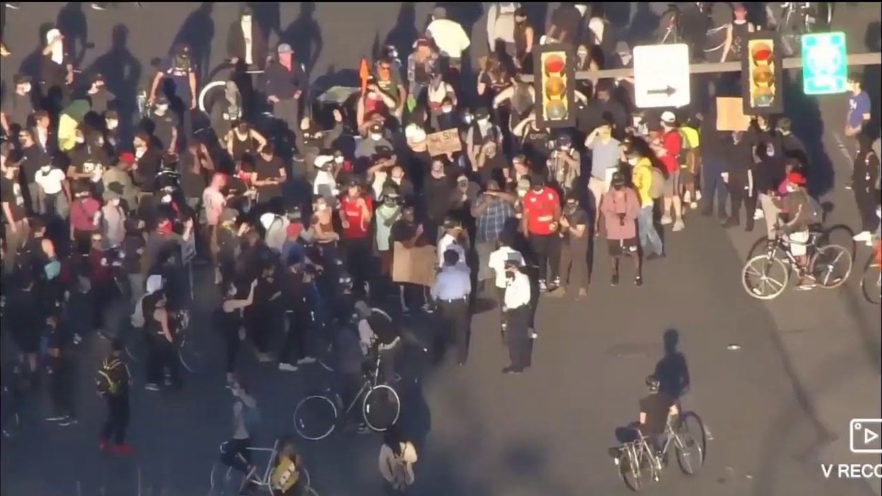 Happening now Philadelphia riots and peaceful protests at police ...