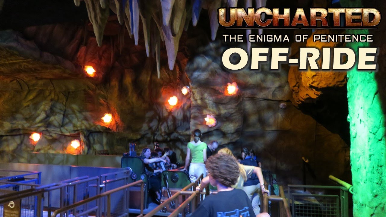 Uncharted: El Enigma de Penitence Off-Ride Footage, PortAventura Indoor Coaster | Non-Copyright