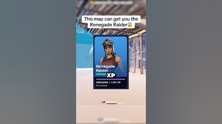 You can unlock XP for the RENEGADE RAIDER on my Fortnite map.. #fortnite #fortniteclips #fyp