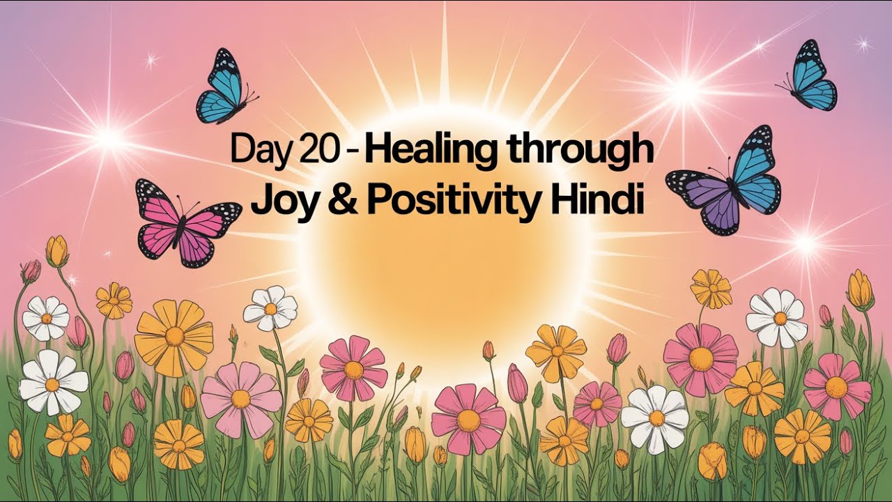 दिन 20 | खुशी और सकारात्मकता से हीलिंग 🌞 आत्मा की दवा है खुशी | 21-दिवसीय हीलिंग चैलेंज