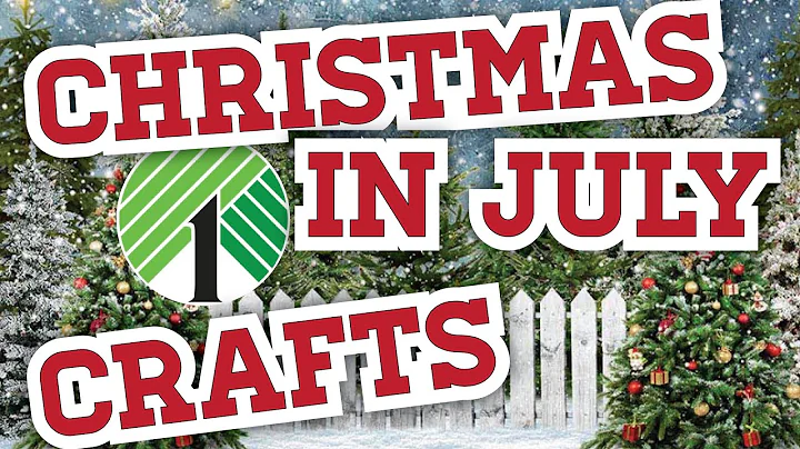 4 Christmas in July (Dollar Tree) Farmhouse Crafts