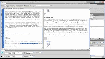 HTML 5 and CSS3 Demo Website using Dreamweaver CS5 pt.3