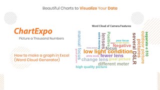 How to make a Word Cloud in Excel | Word Cloud generator | Make a Word Cloud | Excel Graph Tutorial