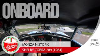 Shelby Cobra (onboard) VS Bizzarrini Strada FIRST LAP BATTLE at Monza Historic 2020