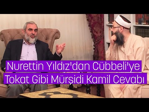 Nurettin Yıldız Mürşidi Kamil hk. Cübbeli'ye Tokat Gibi Cevap! Cübbeli de peygamber hata eder diyor