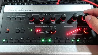 MONITORIZACIÓN PERSONAL desde ULTRANET - PERSONAL MIXER POWERPLAY P16-M y CONSOLA DIGITAL XAIR XR18