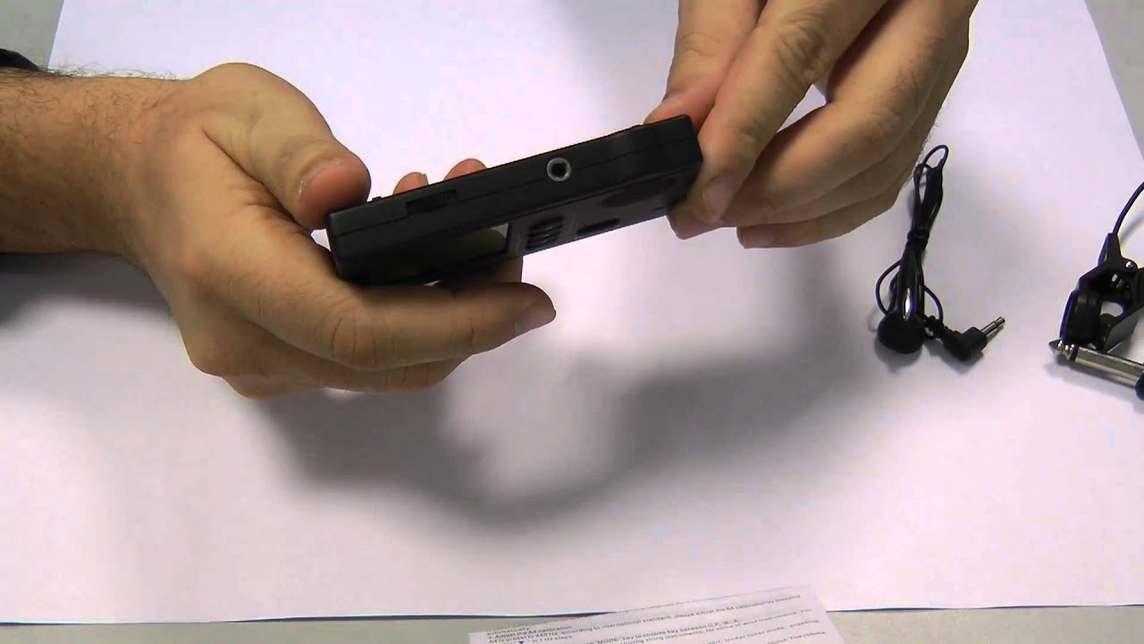 Cherub. Tuner And Metronome Wmt-555C. [Hd] - Youtube