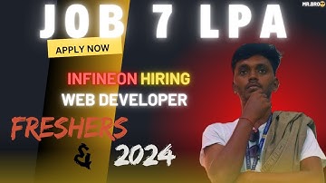 Infineon Hiring 2025 🔥 | Web Developer Jobs in Bangalore | Java, Spring, React | Apply Now!