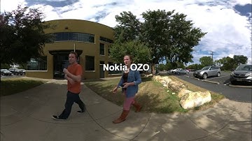 Video comparison of the Nokia OZO and the InstaPro 360 cameras