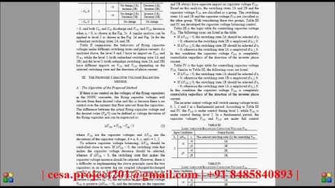A Capacitor Voltage Balancing Method for Nested Neutral Point Clamped NNPC Inverter