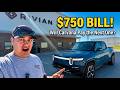 My $43,000 Rivian R1T's First Service Visit (HIGH MILEAGE) — $750 Bill and More Bad News Coming