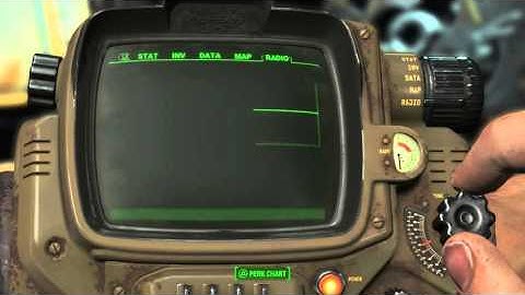Fallout 4 - Out of Time: Pip Boy Location & Tutorial (Scroll, Change Sections, Stats, Data, Map)
