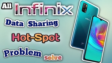infinix mobile hot-spot Data sharing problems