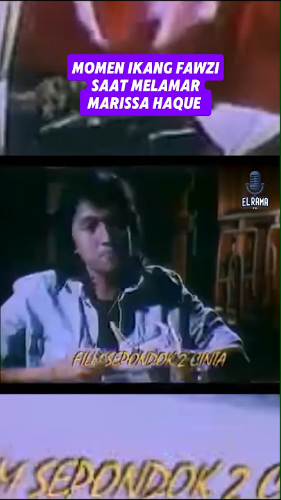 Momen ikang Fawzi melamar Marissa Haque #youtubeshorts #ikangfawzi #marissahaque