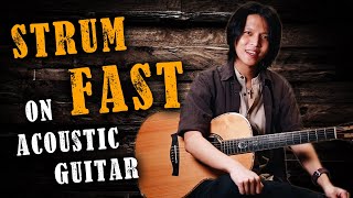 How to Strum Fast on Acoustic Guitar (EPIC Flamenco Techniques!)
