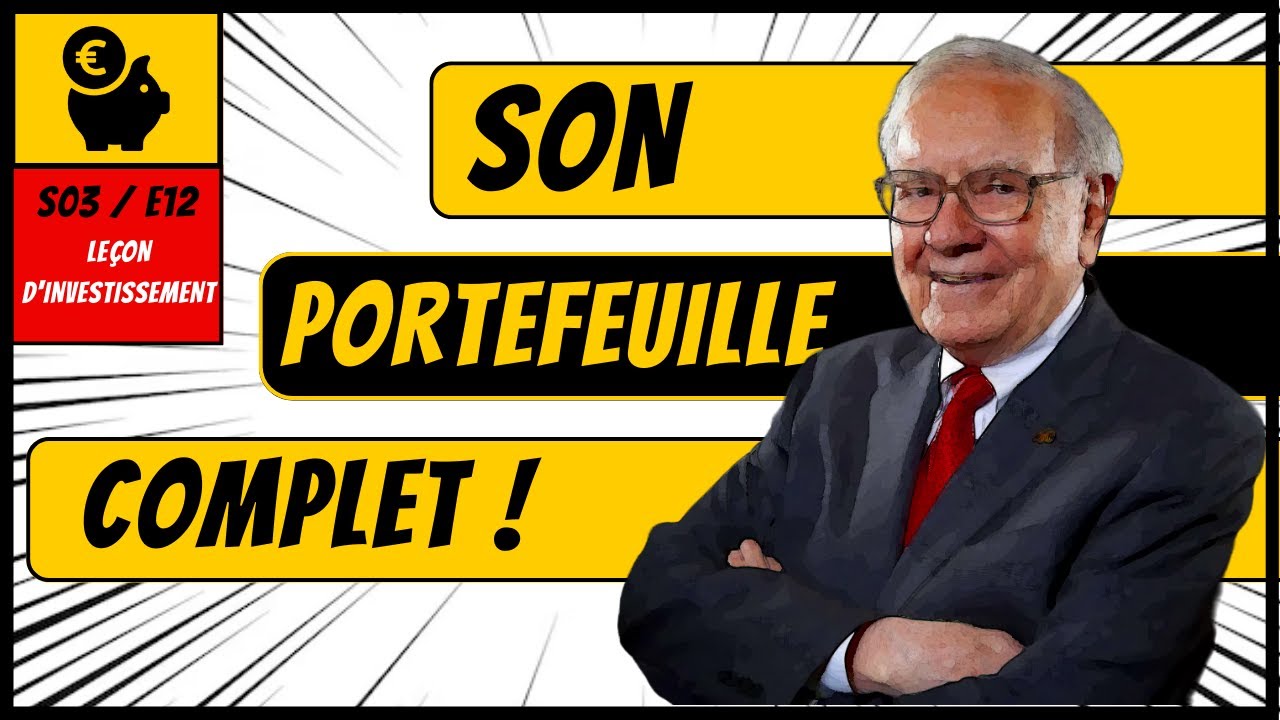 Le PORTEFEUILLE Complet de WARREN BUFFETT 2023 + Actions Bourse de  Berkshire Hathaway