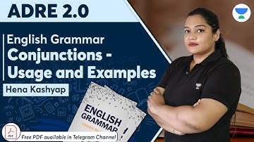 English in Assamese | Conjunctions - Usage and Examples | ADRE 2.0 | Hena Kashyap