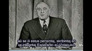 Ĉu vi konsentas au malkonsentas kun tio kion diris Charles de Gaulle? (subtekstigita en Esperanto)