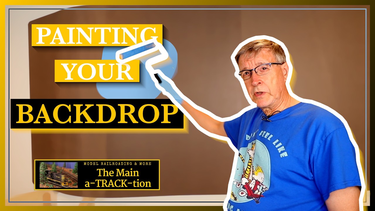 It's Beautiful! Painting Your Model Train Layout Backdrop