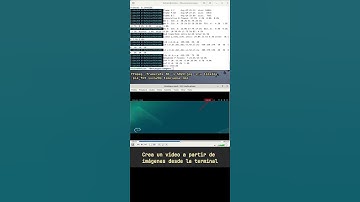 Crea un video a partir de imágenes desde la terminal #gnulinux #debian12 #ffmpeg