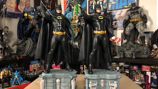 Custom Batman 89 &amp; Batman Returns 1/4 Scale Statues Fan Art