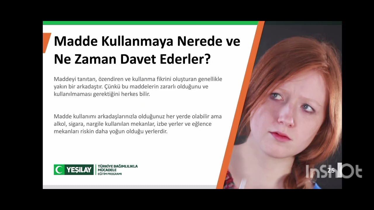 Madde Bağımlılığı ve Önleme Yetişkin Seviye Eğitim Videosu 