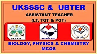 UKSSSC \& UBTER Uttarakhand Assistant Teacher LT TGT \& PGT