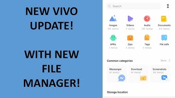 vivoy11 NEW UPDATE! 2023. File manager new feature!!