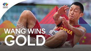Wang wins long jump in final round | World Athletics Championships Oregon 22