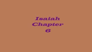 Isaiah Chapter 6 (ESV)