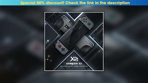 Discount GameSir X2 Cellphone Gamepad Game Controller Joystick for Cloud Gaming Xbox Game Pass STAD