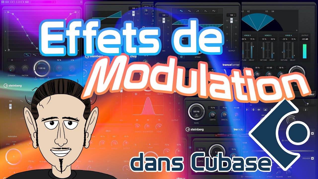 Modifier le son avec les effets de modulation #cubase #plugin # ...